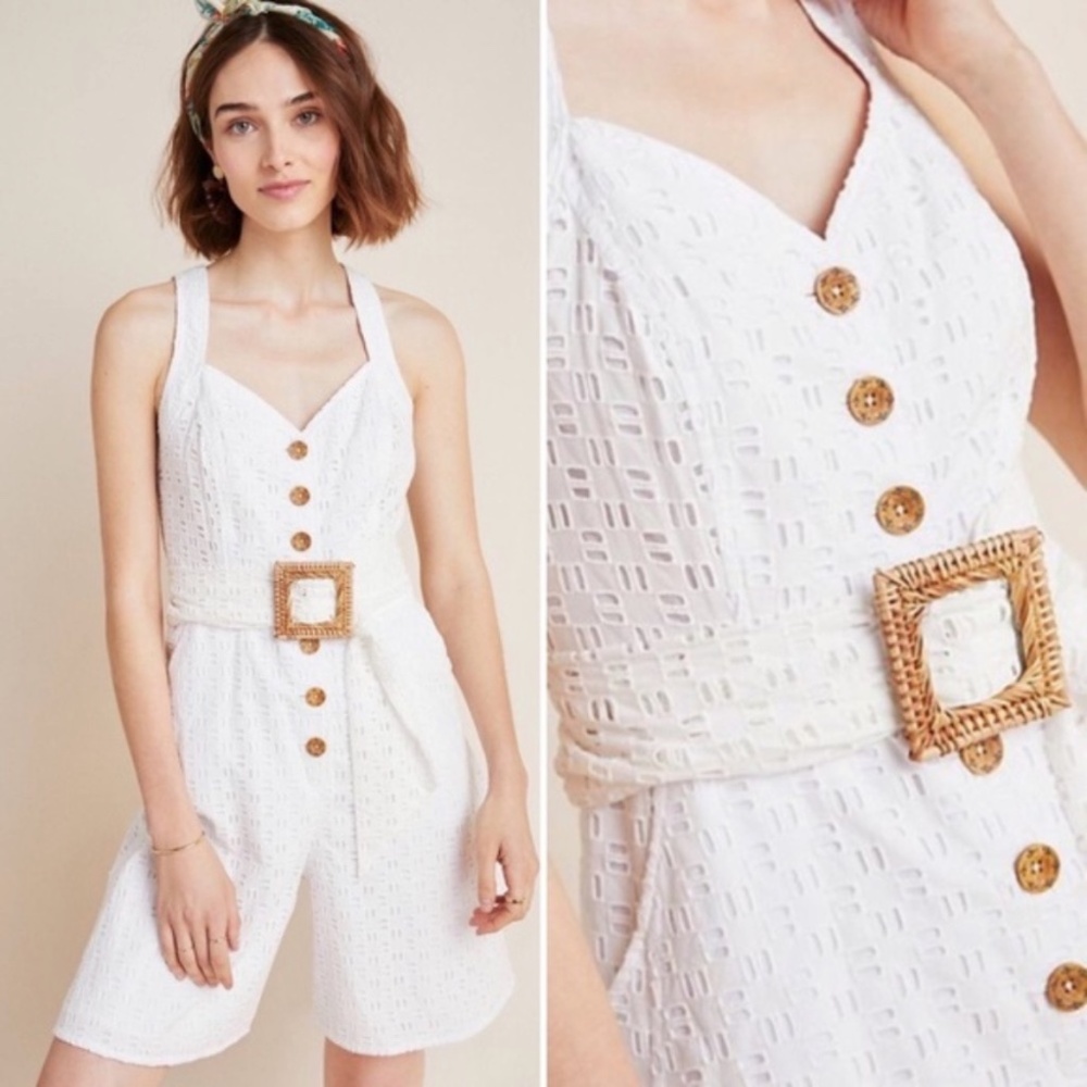Anthropologie with BELT Romper!